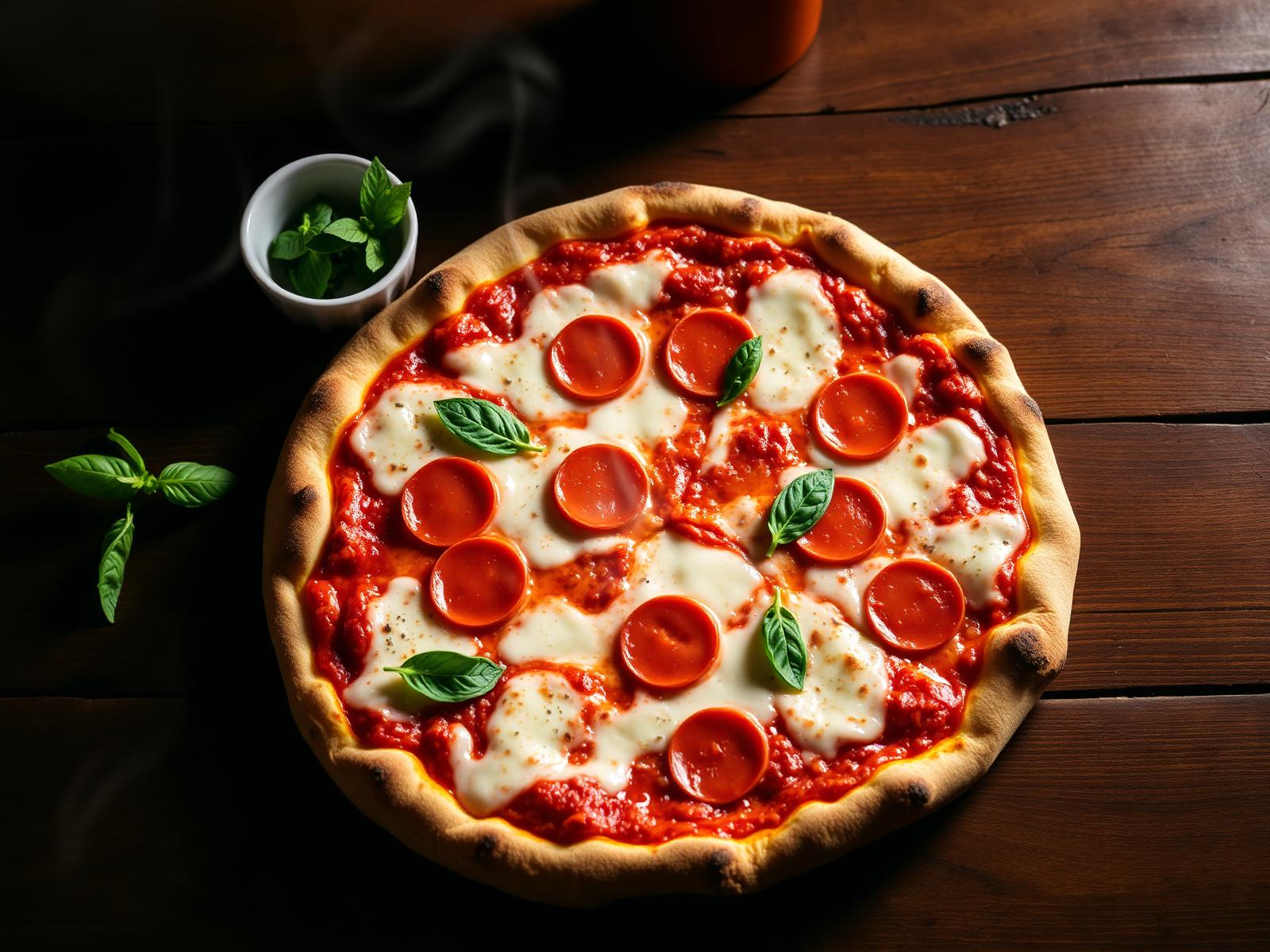 Fresh pizza